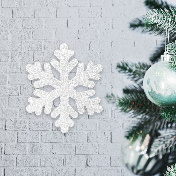 Strafor Süs Çift Yüzlü Kar Tanesi 45 cm Strafor Süs Çift Yüzlü Kar Tanesi 45 cm