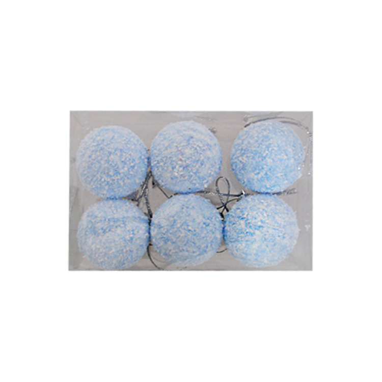 4cm Ağaç süsleme Topları 6lı -Yb4cm.Mavi- 4cm Ağaç süsleme Topları 6lı -Yb4cm.Mavi-