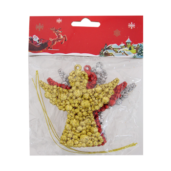 Yılbaşı Ağaç Süsü Simli 3lü Yılbaşı Ağaç Süsü Simli 3lü