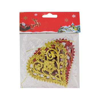 Yılbaşı Ağaç Süsü Simli 2li Yılbaşı Ağaç Süsü Simli 2li