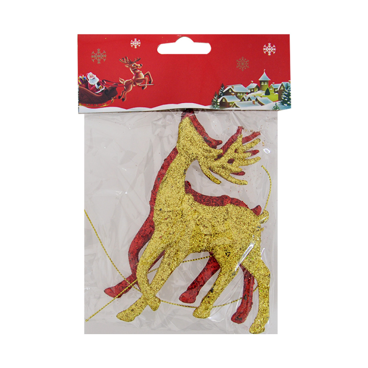 Yılbaşı Ağaç Süsü Simli 2li Yılbaşı Ağaç Süsü Simli 2li