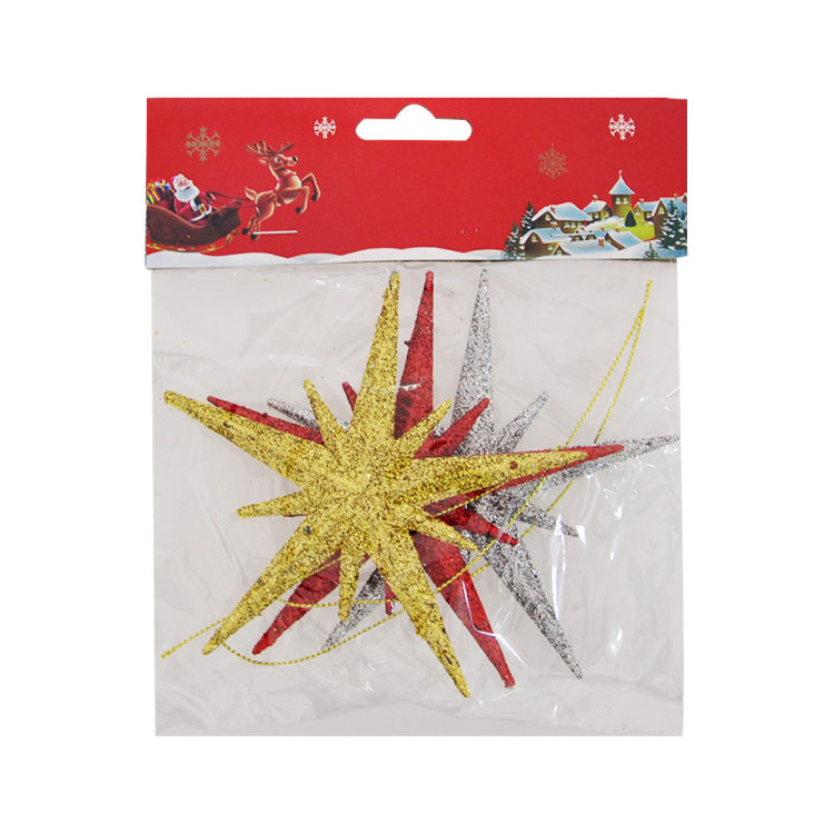 Yılbaşı Ağaç Süsü Simli 3lü Yılbaşı Ağaç Süsü Simli 3lü