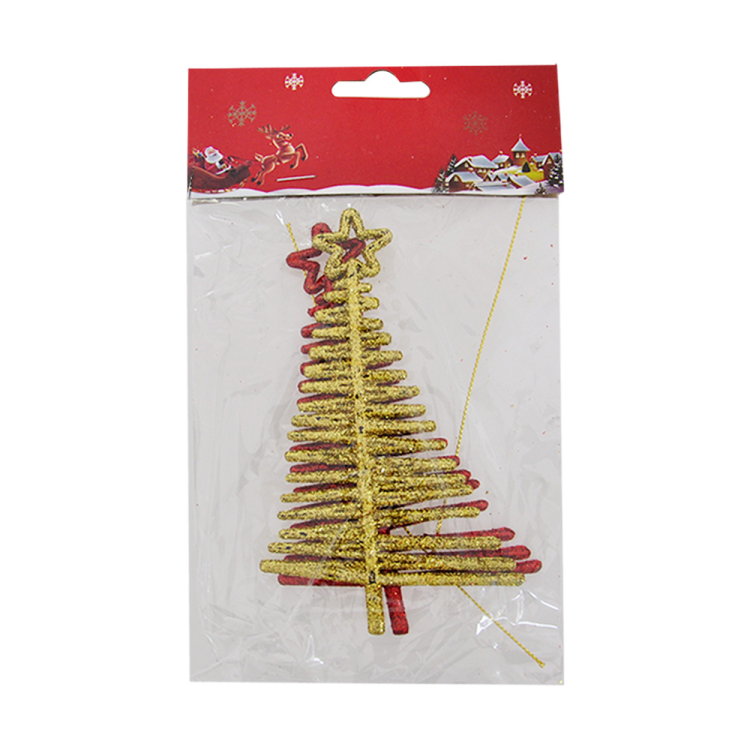 Yılbaşı Ağaç Süsü Simli 2li Yılbaşı Ağaç Süsü Simli 2li