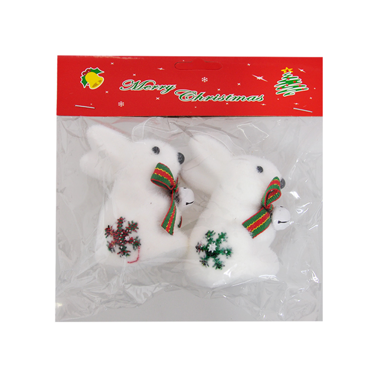 Yılbaşı Ağaç Süsü Simli Tavşan 2li Yılbaşı Ağaç Süsü Simli Tavşan 2li