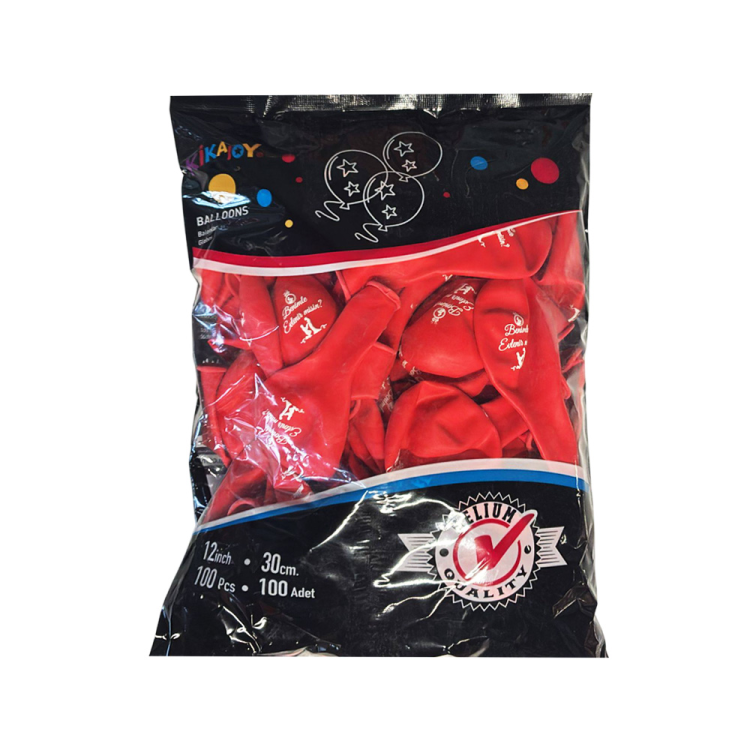 12 Pastel Balon Baskılı 100lü -Benimle Evlenirmisin- 12 Pastel Balon Baskılı 100lü -Benimle Evlenirmisin-