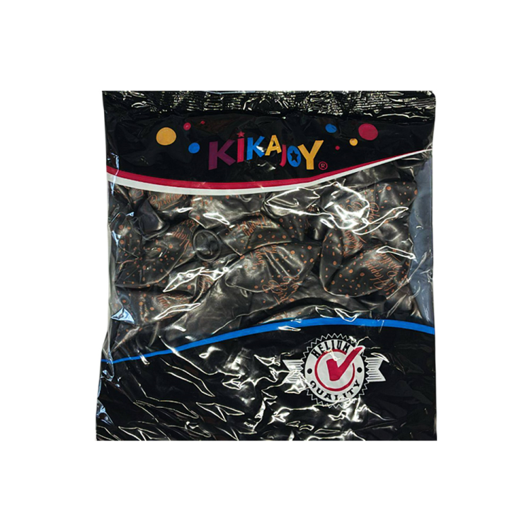 12 Krom Balon Çepeçevre Baskılı 50li -Happy Birthday- 12 Krom Balon Çepeçevre Baskılı 50li -Happy Birthday-