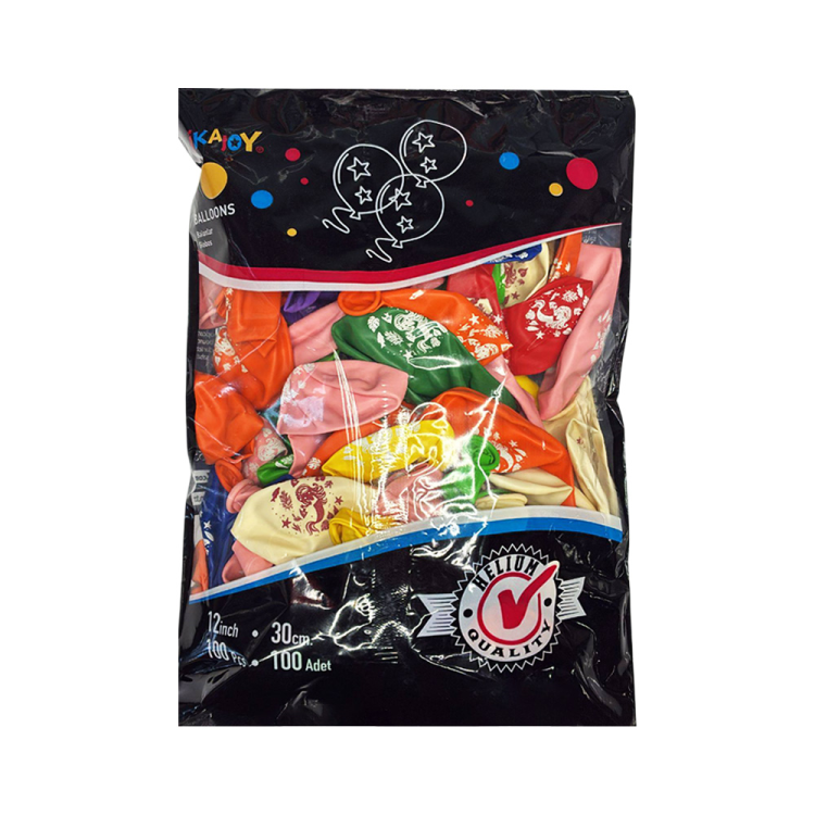 12 Pastel Balon Baskılı 100lü -Denizkızı- 12 Pastel Balon Baskılı 100lü -Denizkızı-