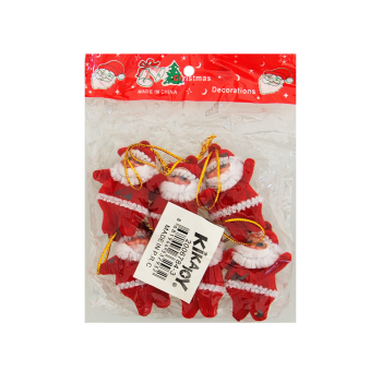 Yılbaşı Ağaç Süsü Noel Baba 6lı Yılbaşı Ağaç Süsü Noel Baba 6lı