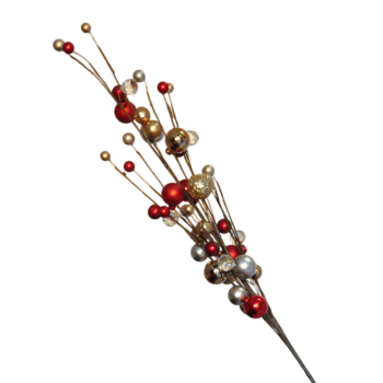Yılbaşı Dekor Obje -Kırmızı Süslü Dal- Yılbaşı Dekor Obje -Kırmızı Süslü Dal-