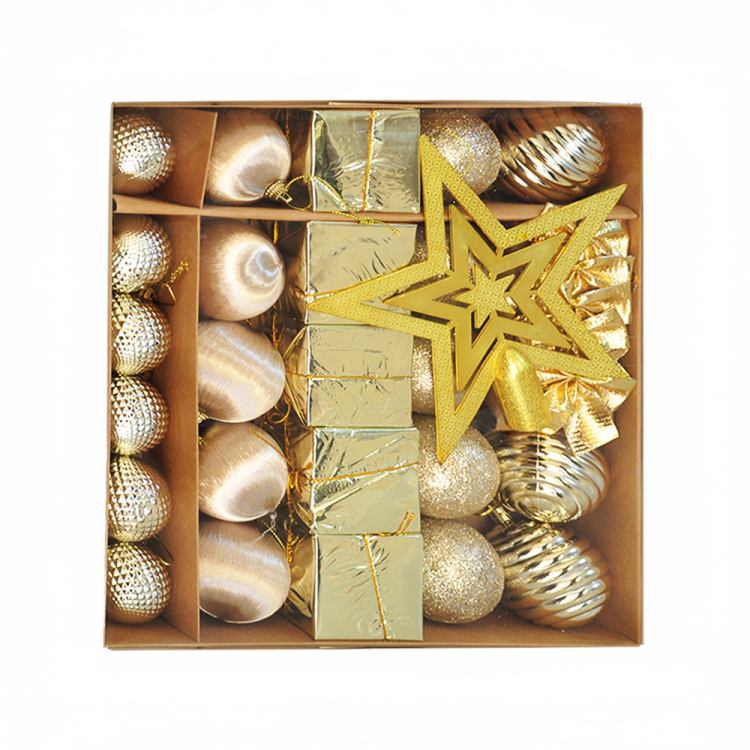 Yılbaşı Ağaç Süsleme Seti 29 Parça -Şampanya- Yılbaşı Ağaç Süsleme Seti 29 Parça -Şampanya-