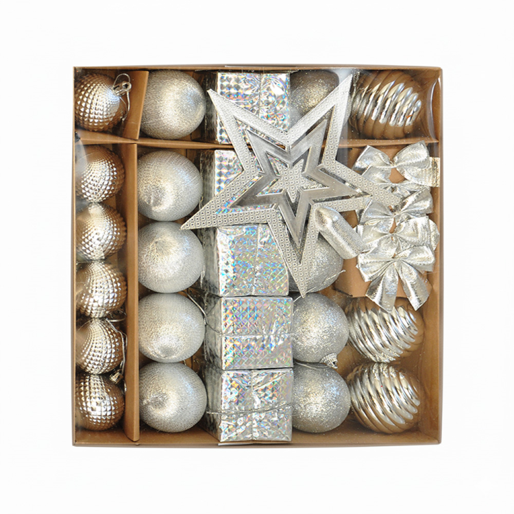 Yılbaşı Ağaç Süsleme Seti 29 Parça -Gümüş- Yılbaşı Ağaç Süsleme Seti 29 Parça -Gümüş-