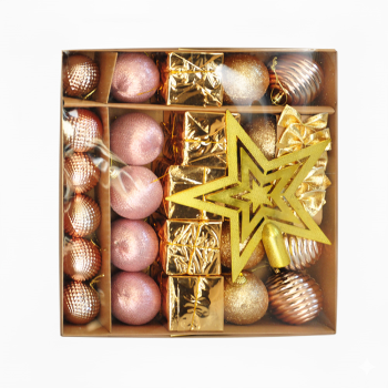 Yılbaşı Ağaç Süsleme Seti 29 Parça -Bronz- Yılbaşı Ağaç Süsleme Seti 29 Parça -Bronz-