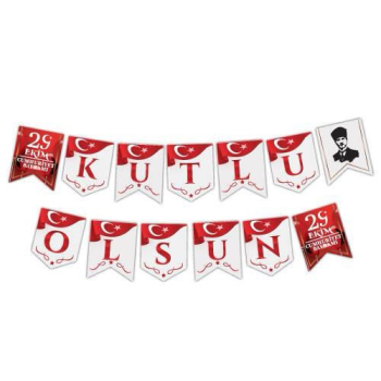 Milli Bayram Kutlama Harf Afiş -29 Ekim Kutlu Olsun- Milli Bayram Kutlama Harf Afiş -29 Ekim Kutlu Olsun-