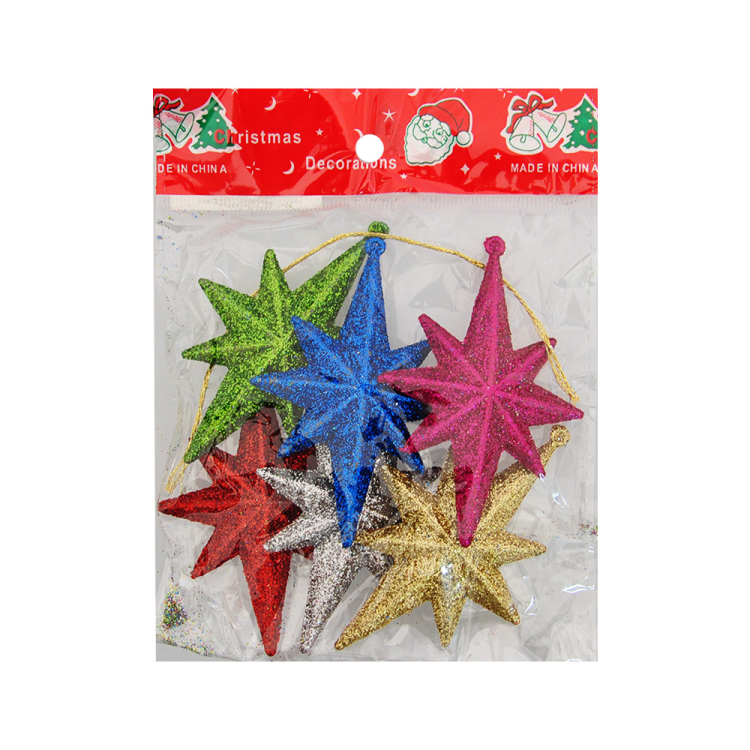 Yılbaşı Ağaç Süsü Kutup Yıldızı 6lı Yılbaşı Ağaç Süsü Kutup Yıldızı 6lı