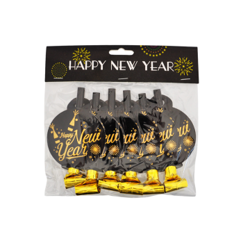 Yılbaşı Simli Yılan Düdük 6lı Yılbaşı Simli Yılan Düdük 6lı