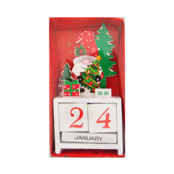 Yılbaşı Dekoru -Ahşap Noel Baba Takvim- Yılbaşı Dekoru -Ahşap Noel Baba Takvim-