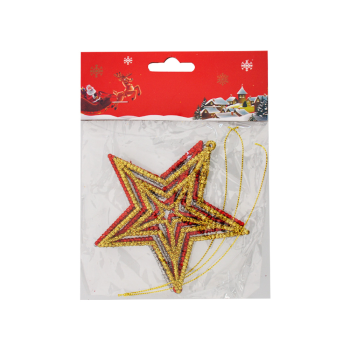 Yılbaşı Ağaç Süsü Simli 3lü Yılbaşı Ağaç Süsü Simli 3lü