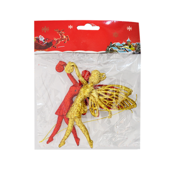 Yılbaşı Ağaç Süsü Simli 2li Yılbaşı Ağaç Süsü Simli 2li