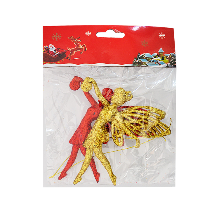 Yılbaşı Ağaç Süsü Simli 2li Yılbaşı Ağaç Süsü Simli 2li