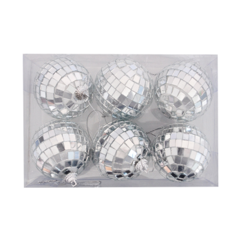 6cm Aynalı Dekor Top 6lı 6cm Aynalı Dekor Top 6lı