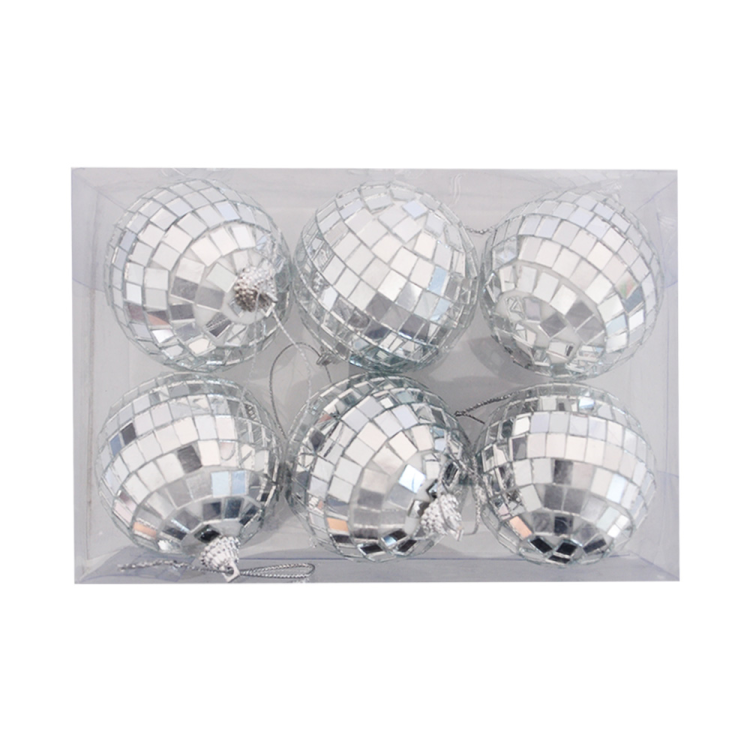 6cm Aynalı Dekor Top 6lı 6cm Aynalı Dekor Top 6lı