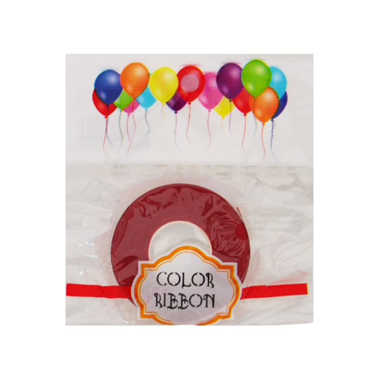 Metalik Rafya 8mm 20 Metre -Kırmızı-