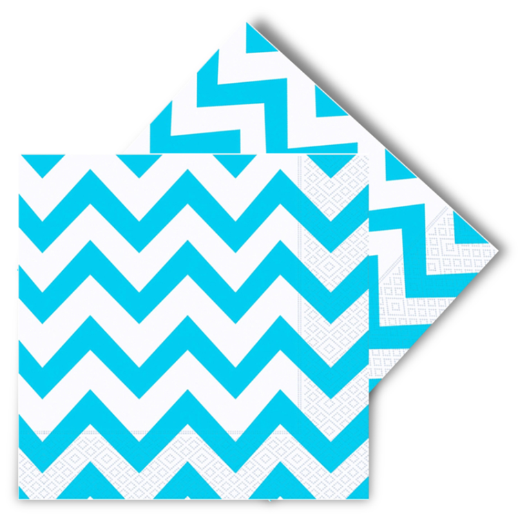 Peçete Roll Up 20li -Zigzag Turkuaz- Peçete Roll Up 20li -Zigzag Turkuaz-