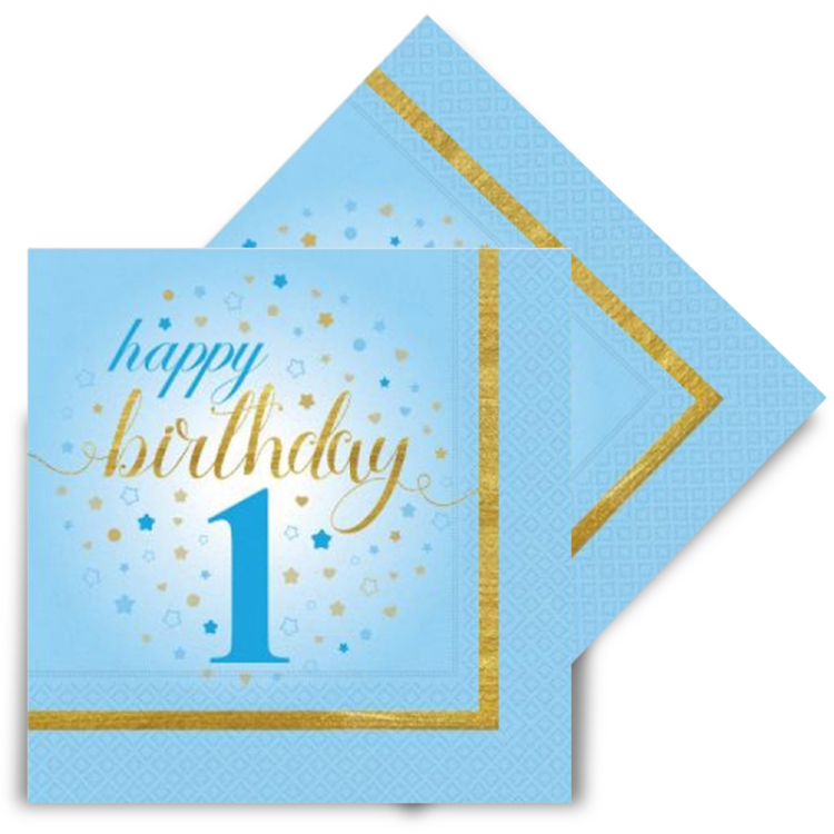 Peçete Roll Up 20li -Küçük Yıl. 1 Yaş Erkek- Peçete Roll Up 20li -Küçük Yıl. 1 Yaş Erkek-