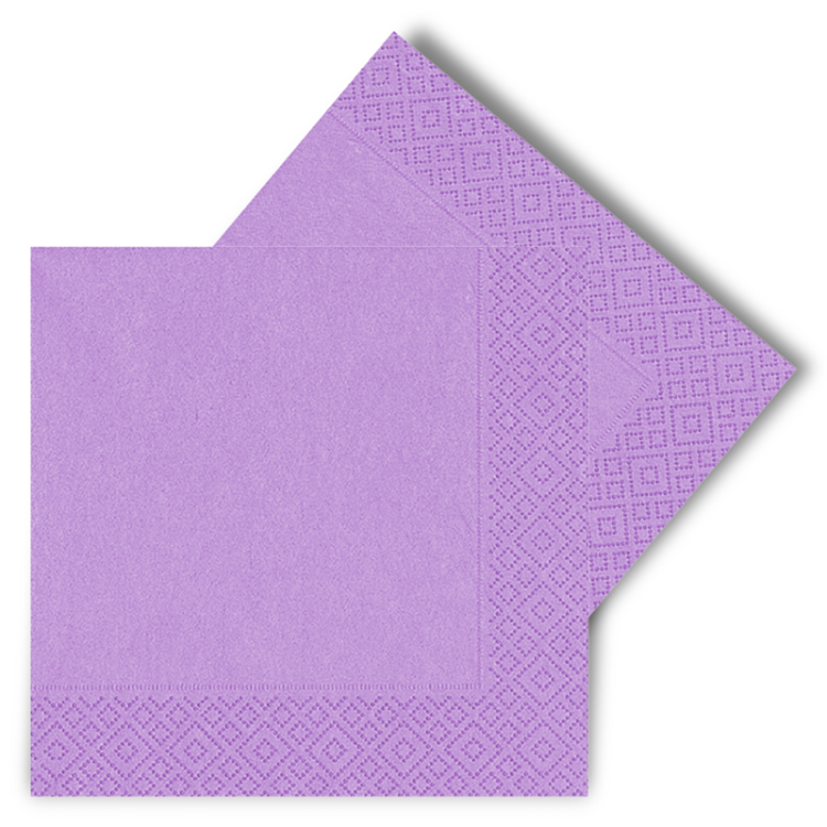 Peçete 33x33 16lı -Mor- Peçete 33x33 16lı -Mor-