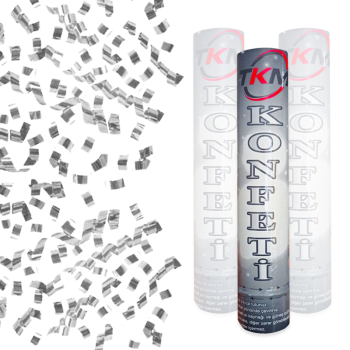 Konfeti 30cm Metalize Gümüş