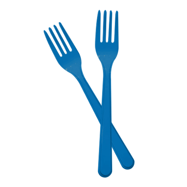 Tek Kullanımlık Plastik Çatal 24lü -Lacivert- Tek Kullanımlık Plastik Çatal 24lü -Lacivert-