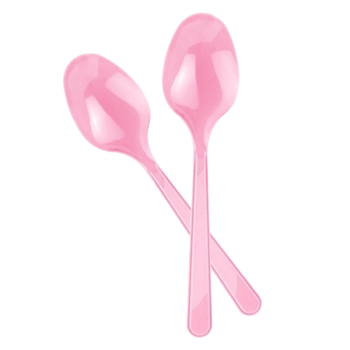 Tek Kullanımlık Plastik Kaşık 24lü -Pembe- Tek Kullanımlık Plastik Kaşık 24lü -Pembe-