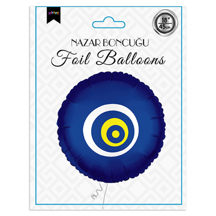 18 Folyo Balon - Nazar Boncuğu- 18 Folyo Balon - Nazar Boncuğu-