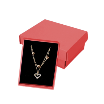 No:2 Kolye Kutusu 24lü -Kırmızı- No:2 Kolye Kutusu 24lü -Kırmızı-