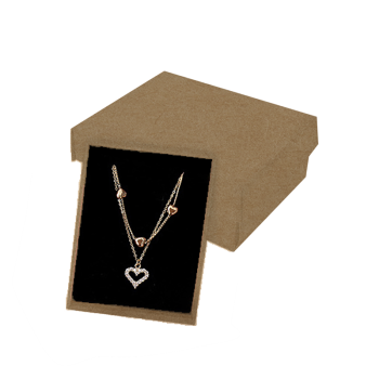 No:2 Kolye Kutusu 24lü -Kraft- No:2 Kolye Kutusu 24lü -Kraft-