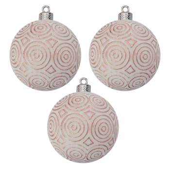 8cm Lüks Ağaç Süsleri 3lü 8cm Lüks Ağaç Süsleri 3lü