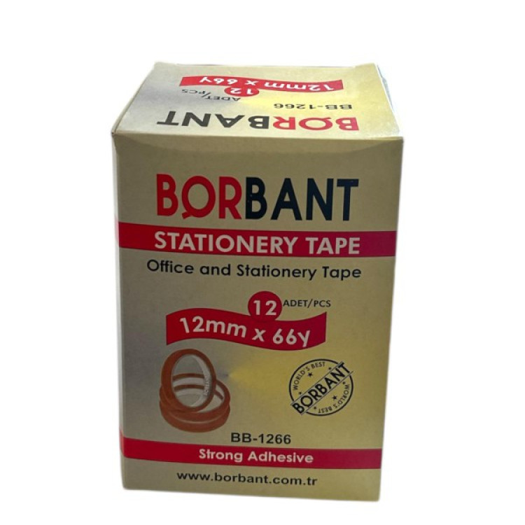 BORBANT 12MMX66Y BANT 12Lİ