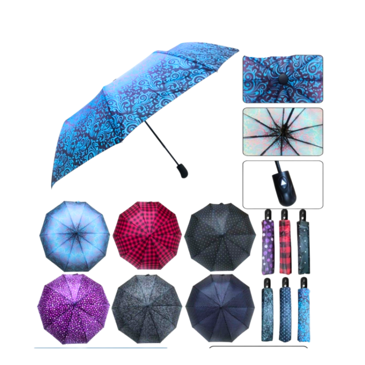 MARLUX MAR-9113L POLYESTER YARIM OTOMATİK ŞEMSİYE*60