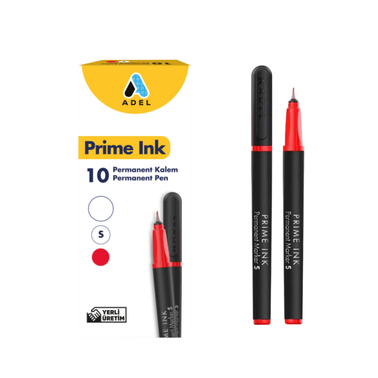 ADEL PERMANENT KALEM S MAVİ 10'LU PAKET >