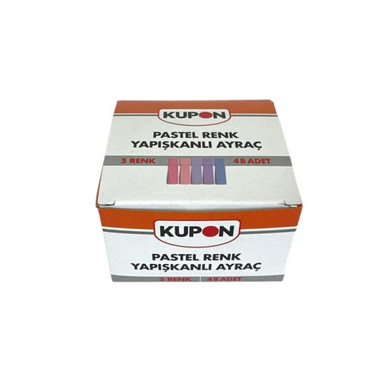 KUPON KYP-552 PASTEL YAPIŞKANLI AYRAÇ 48Lİ*36