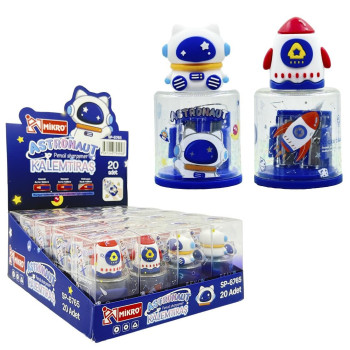 MİKRO SP-6765 FİGÜRLÜ PVC KALEMTIRAŞ ASTRONOT 20 Lİ MİKRO SP-6765 FİGÜRLÜ PVC KALEMTIRAŞ ASTRONOT 20 Lİ