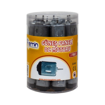 EMİM EM-3017 SOLAR (VARISTOR) DC MOTOR 3 WOLT 40'LI*1000 EMİM EM-3017 SOLAR (VARISTOR) DC MOTOR 3 WOLT 40'LI*1000
