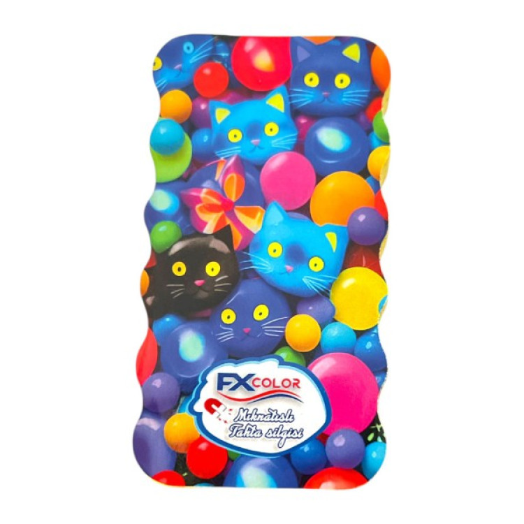 FX COLORS BTS-1122 EVA MIKNATISLI TAHTA SİLGİSİ 12Lİ*60