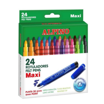 ALPINO AR-06 MAXI KEÇELİ KALEM 12 RENK 12'Lİ