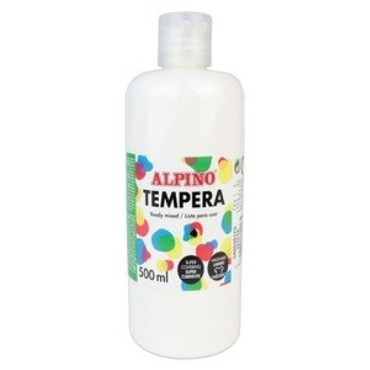 ALPINO DM-030180 TEMPERA SULU BOYA 500ML-BEYAZ