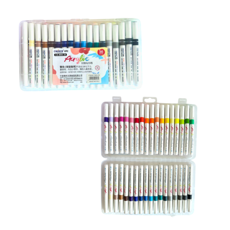 CROSCH CS-M06-36 AKRİLİK MARKER 36LI >