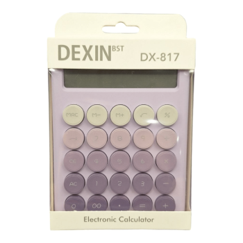 DEXIN MDX-817 RENKLİ HESAP MAKİNESİ*96