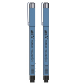 ART-X 19555-04 SİYAH ARTLİNE ÇİZİM KALEMİ 12'Lİ