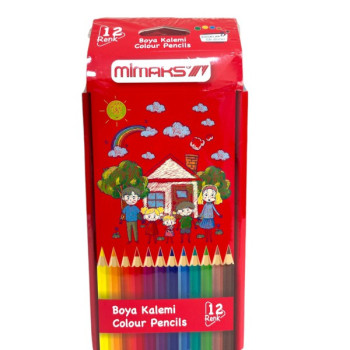 MİMAKS RKT-12 TAMBOY 12'Lİ KURU BOYA *12 >
