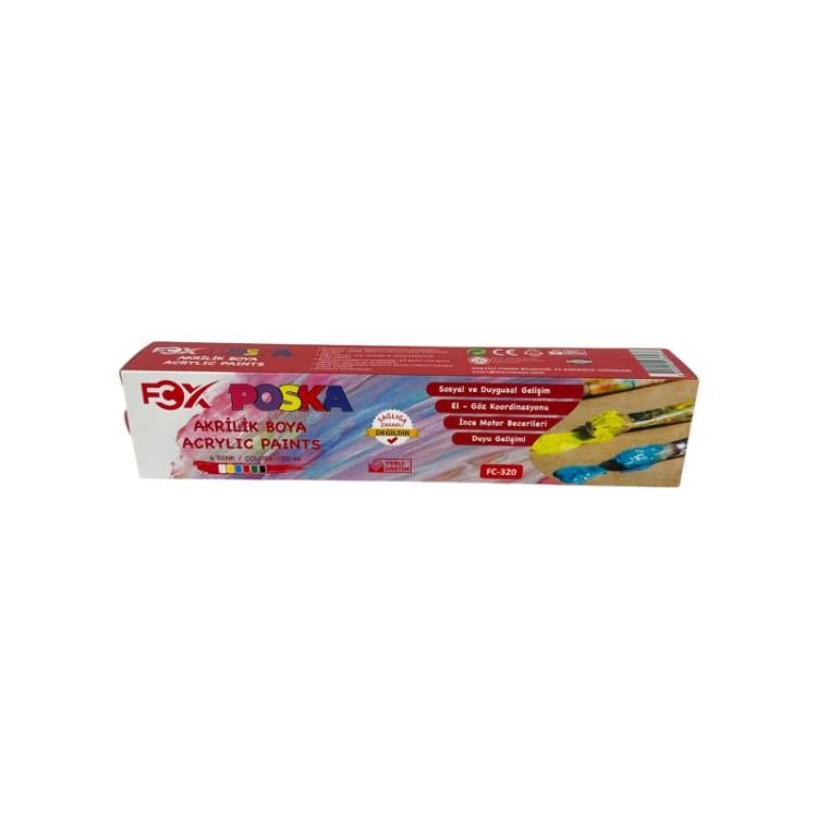 FCX FC-320 6 LI  AKRİLİK BOYA 25ML*72